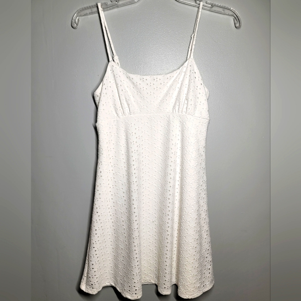 Altar'd State Everly Eyelet‎ White Dress Size Medium